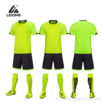 Soccer Soccer Sportswear Corta de manga corta Jersey de fútbol